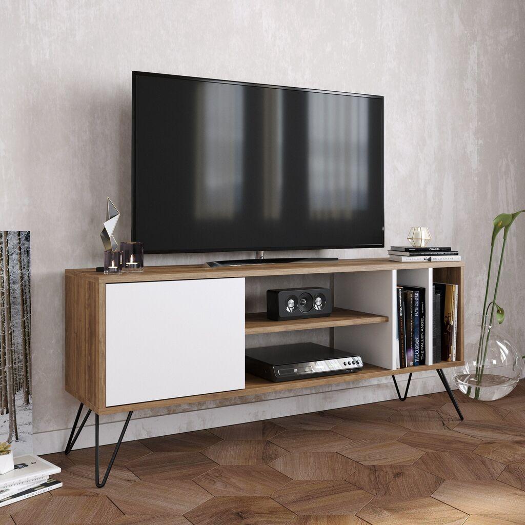 Hanah Home Mistico (140) полица за телевизор, кафеаво-бела