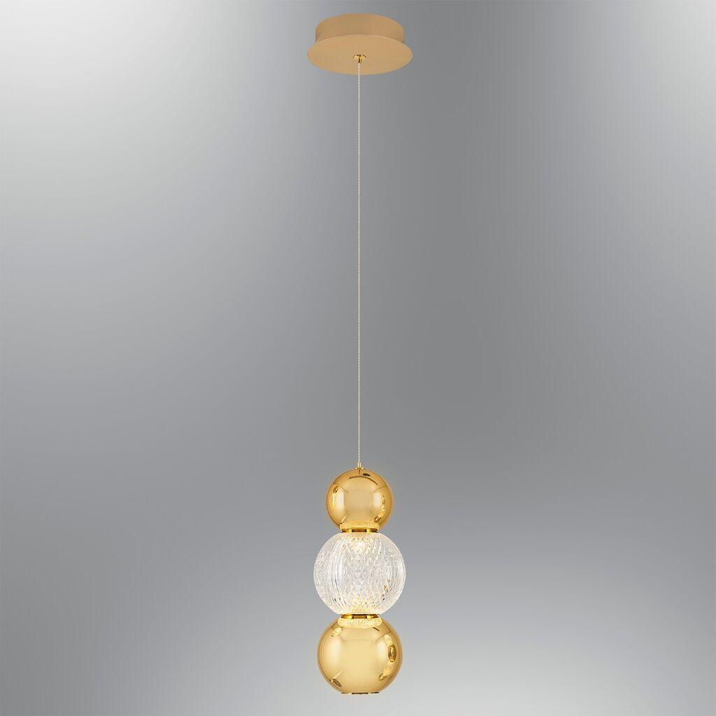 Opviq Luster L1403, 120 см, 12 см 5W, LED, Златна