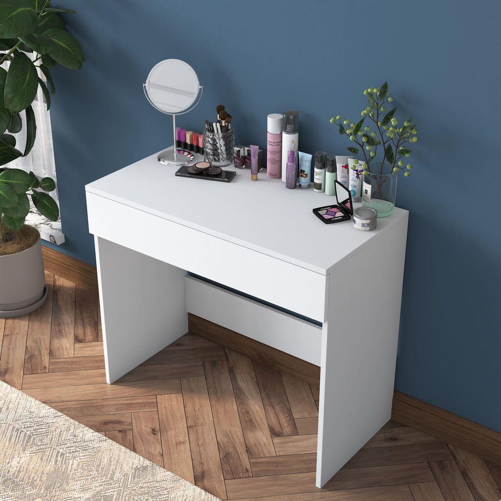 Hanah Home Тоалетна Маса Бела
