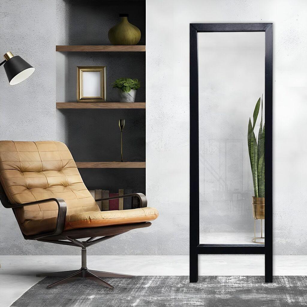 Подно огледало Hanah Home Cheval, 45x145 см, црно