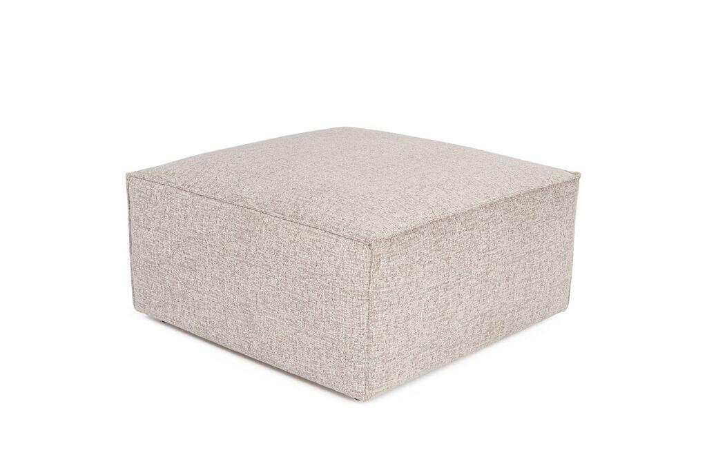 Столче за софа Atelier del 85x85x40 см, сиво