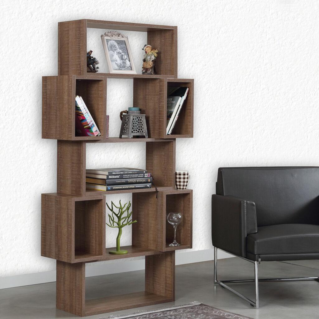 Полица Hanah Home 84x160x30cm кафеава