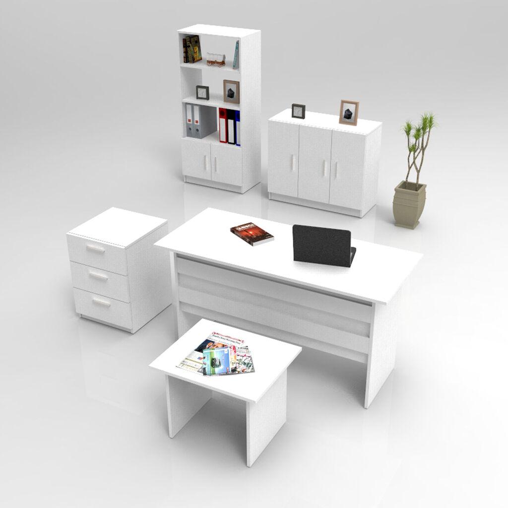 Hanah Home Канцелариски сет 5/1, бел