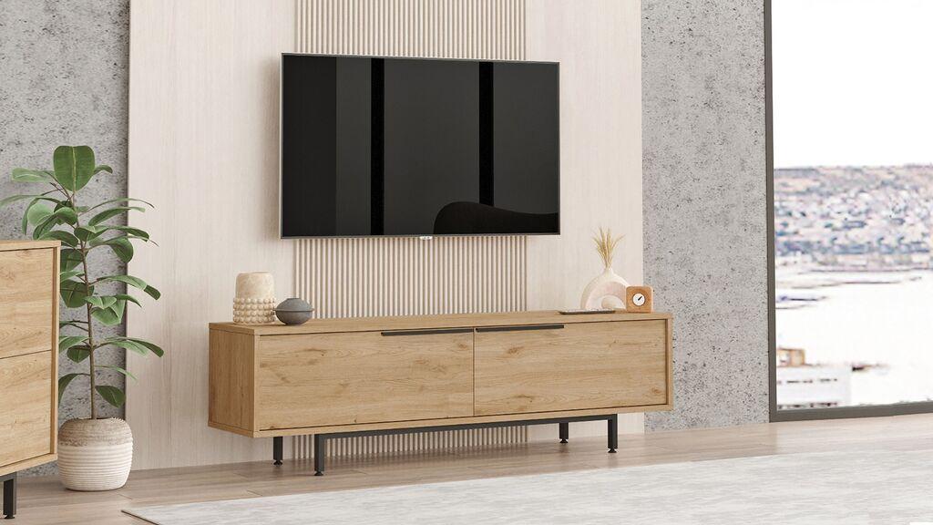 Полица за телевизор Hanah Home ON1 S, кафеава