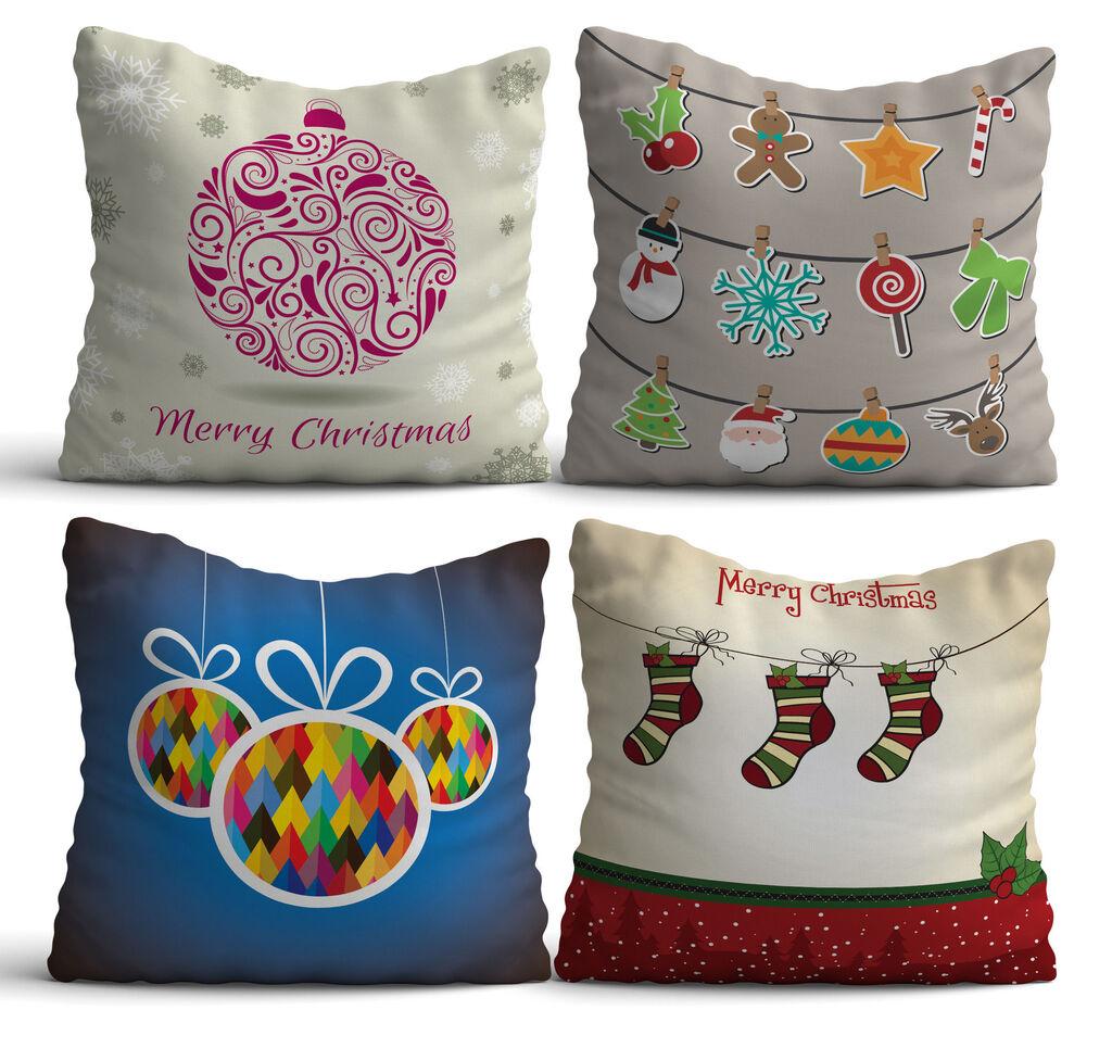 Комплет од 4 перници Aberto Design 43x43cm во боја