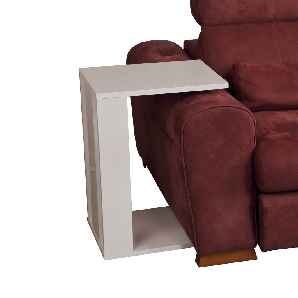 Клуб маса Hanah Home 35x61x45 см бела