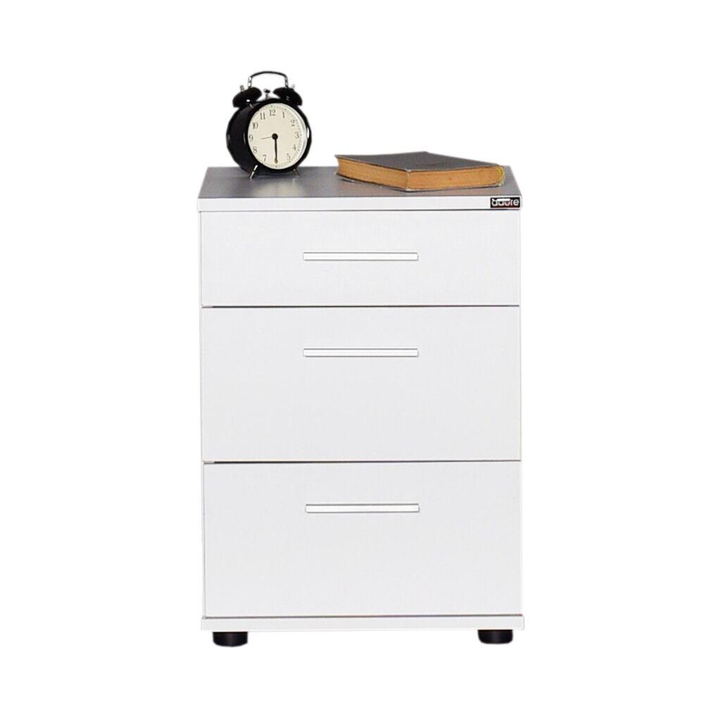 Ноќна масичка Hanah Home 40x57x39 см бела