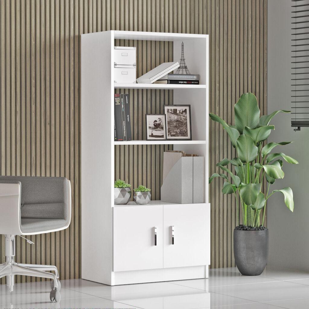 Полица Hanah Home 64x140x35.5cm бела
