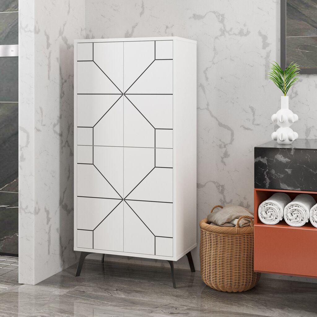 Комода Hanah Home Dune 62,6x136x35,6 см бела