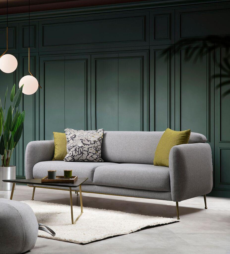 Atelier del Sofa Sevilla расклоплива тросед 98x85x214 см сива