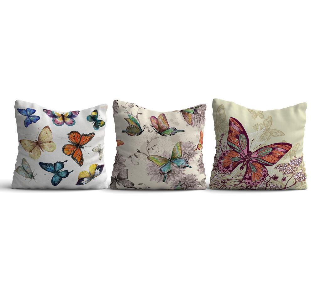 Комплет од 3 перници Aberto Design 43x43cm Шарени