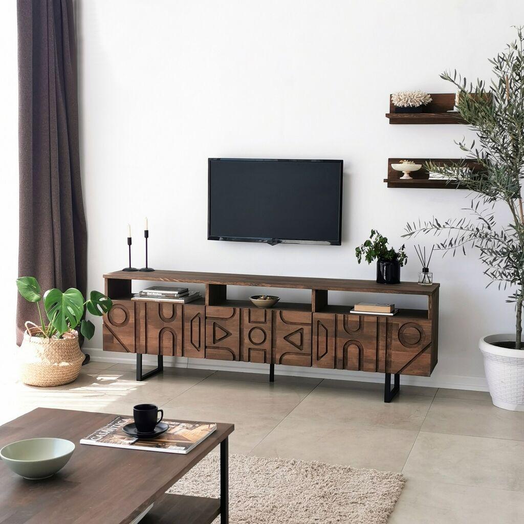 ТВ-комфорт за домашен телевизор Hanah Aristo Walnut