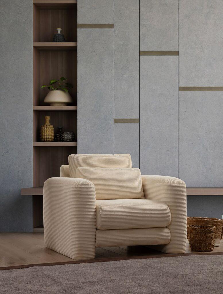 Фотелја Atelier del Sofa Lily 97x73x98cm Беж