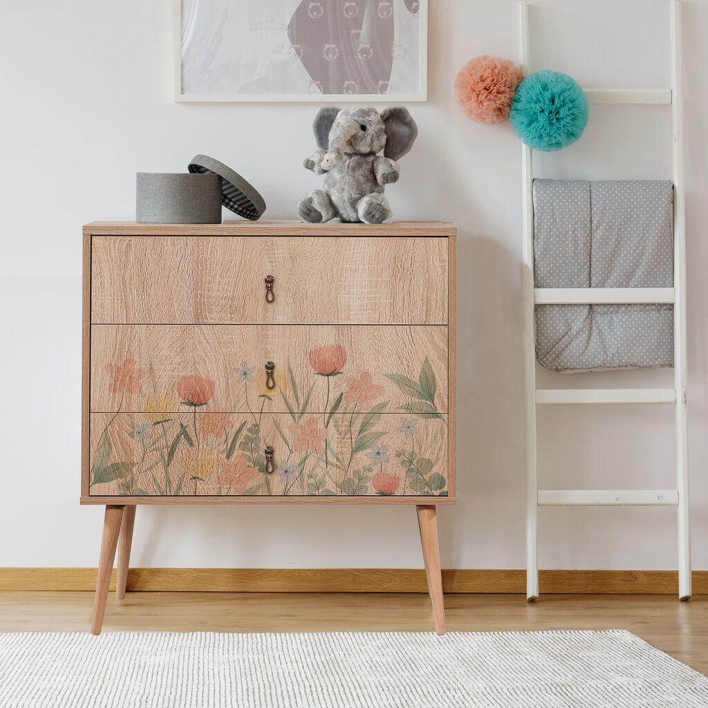 Ноќна масичка Hanah Home 80x89x40cm даб