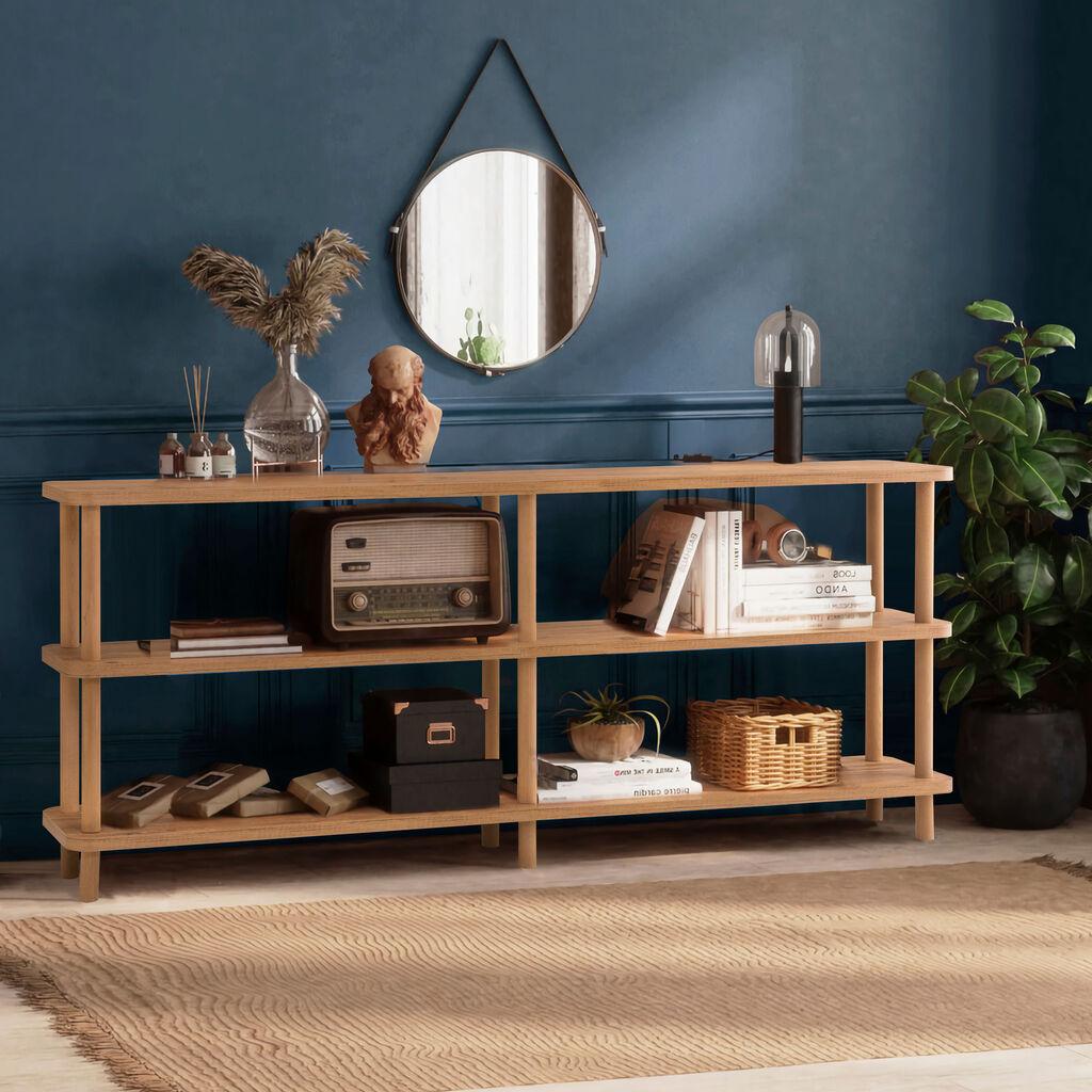Полица Hanah Home Zen, кафеава
