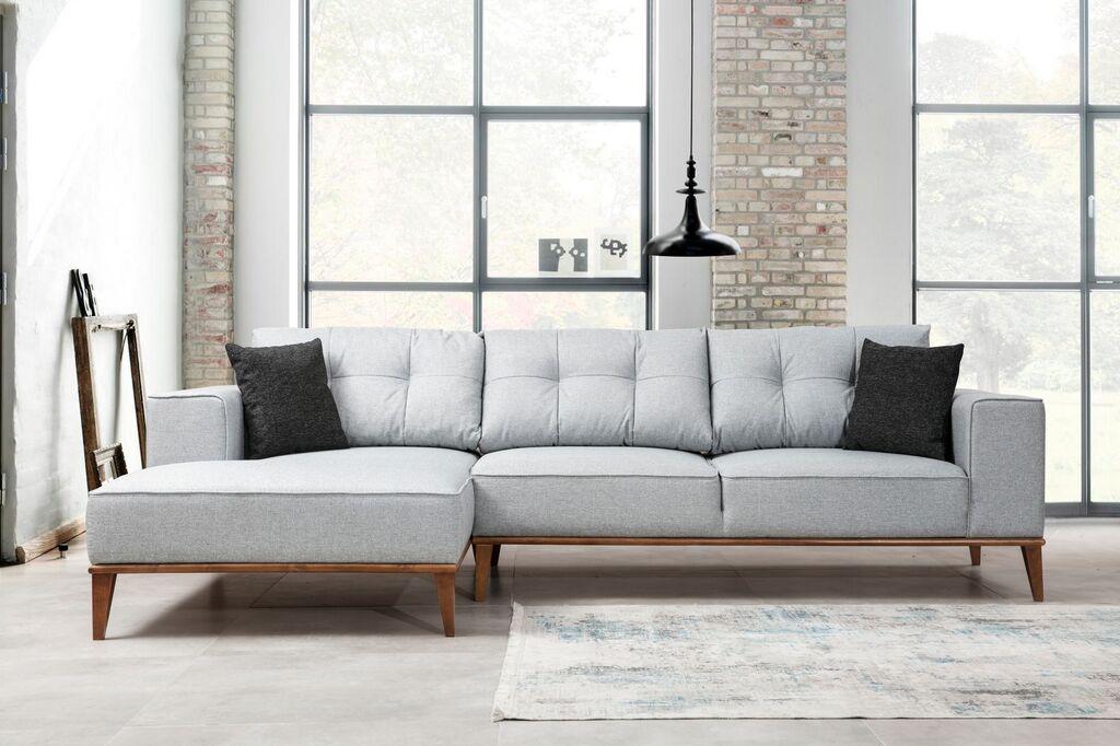 Atelier del Sofa Montana Corner Left (Chl+3R) Аголна софа, сива