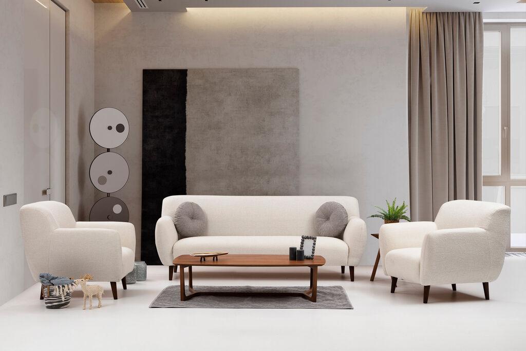 Фотелја Atelier del Sofa Enna 87x87x87cm Беж