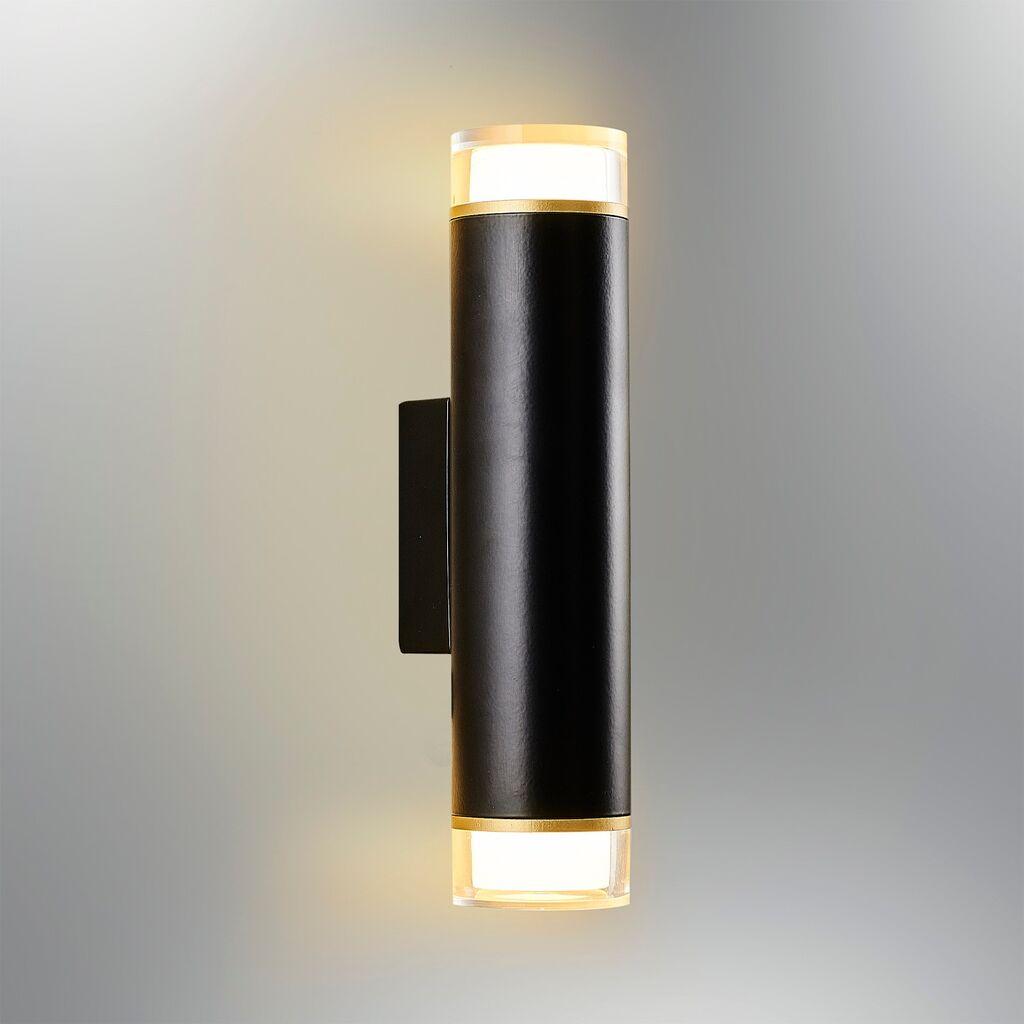 Opviq dzидна светилка 3000K, 3000K LED, црна