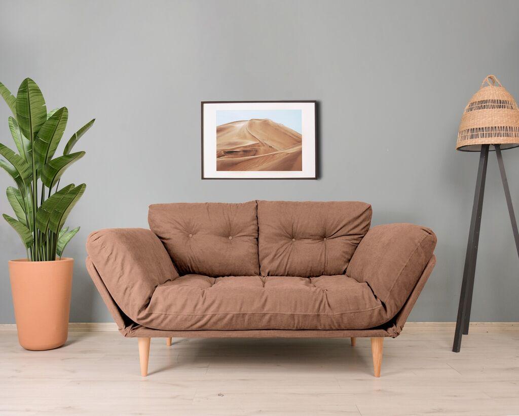 Atelier del Sofa GR102 Детска софа Nina, светло кафеава