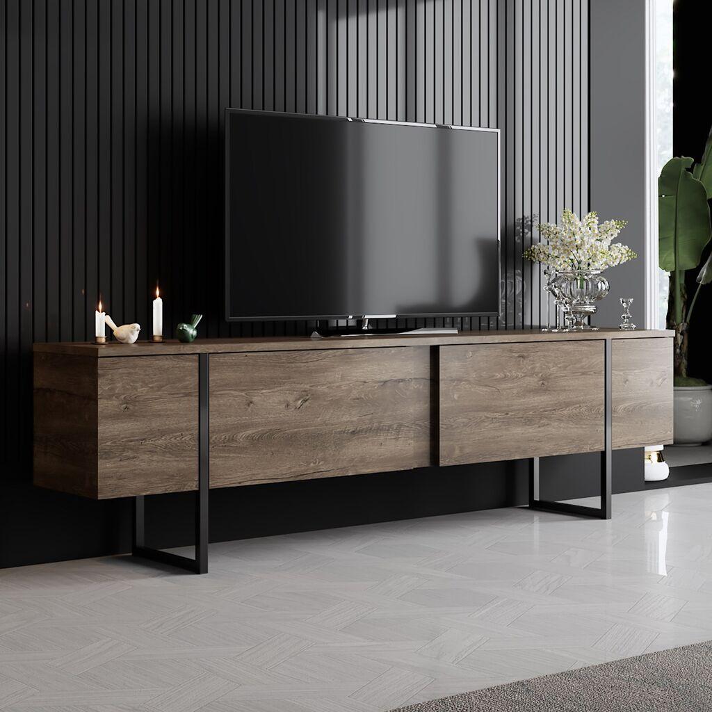 KAJGANA SHOP ТВ комода Luxe - Walnut, Black