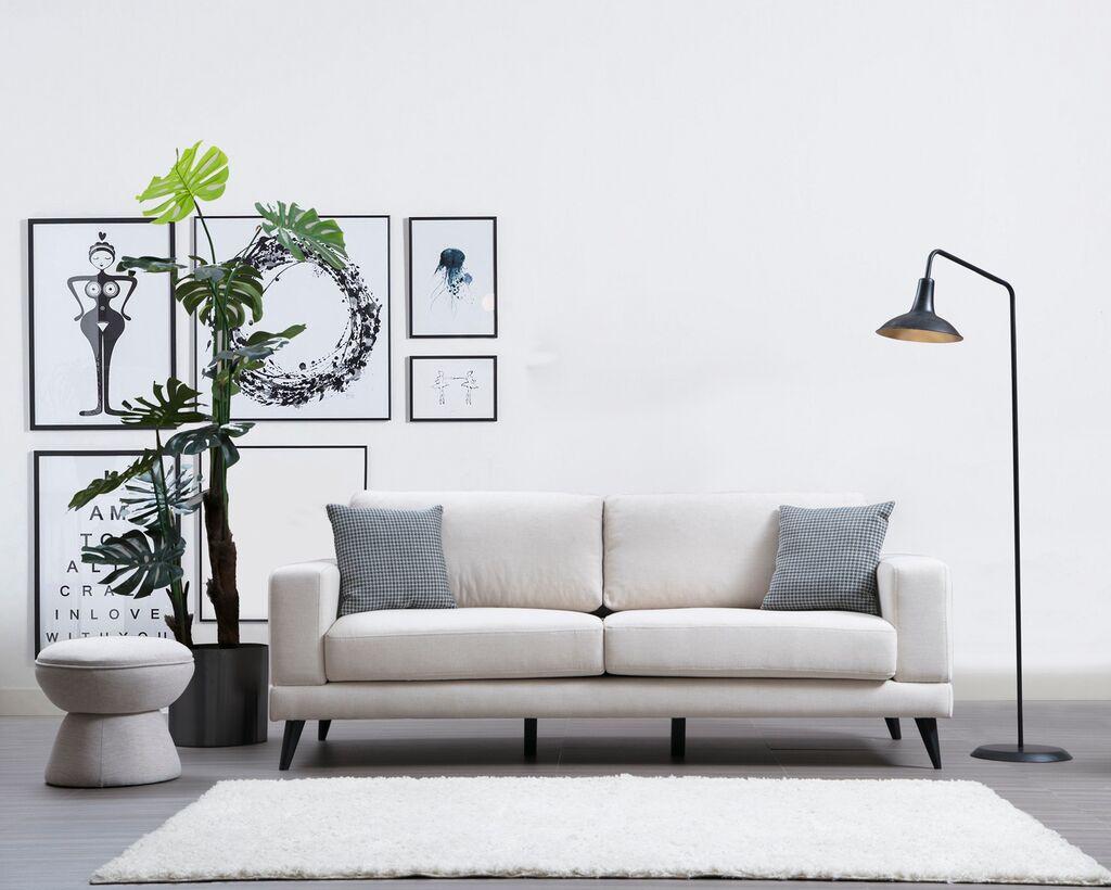 Atelier del Sofa Расклопна гарнитура Nordic 90x85x210cm Беж