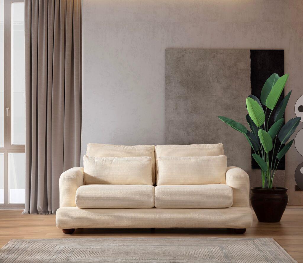 Atelier del Sofa Двосед River 105x90x200cm Беж