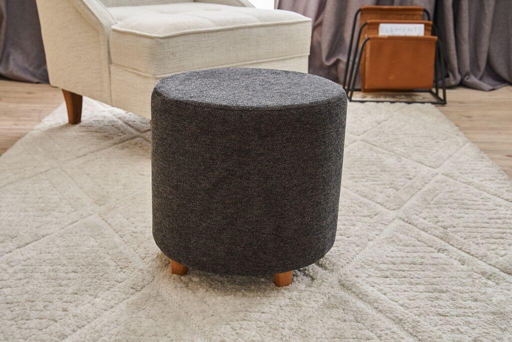 Столче Atelier del Sofa 40x40cm, Антрацит-Бакар