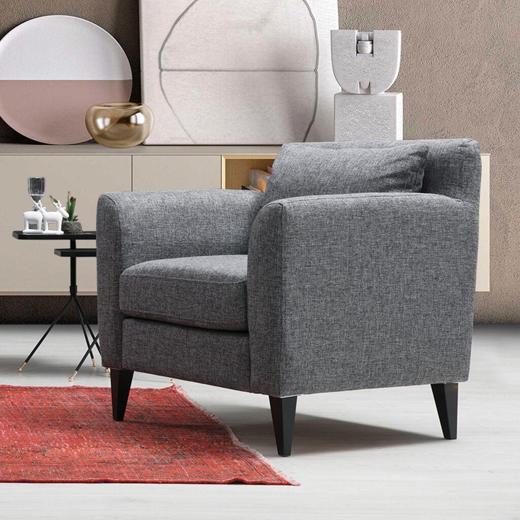 Фотелја Atelier del Sofa Nordic 76x83x80cm темно сива