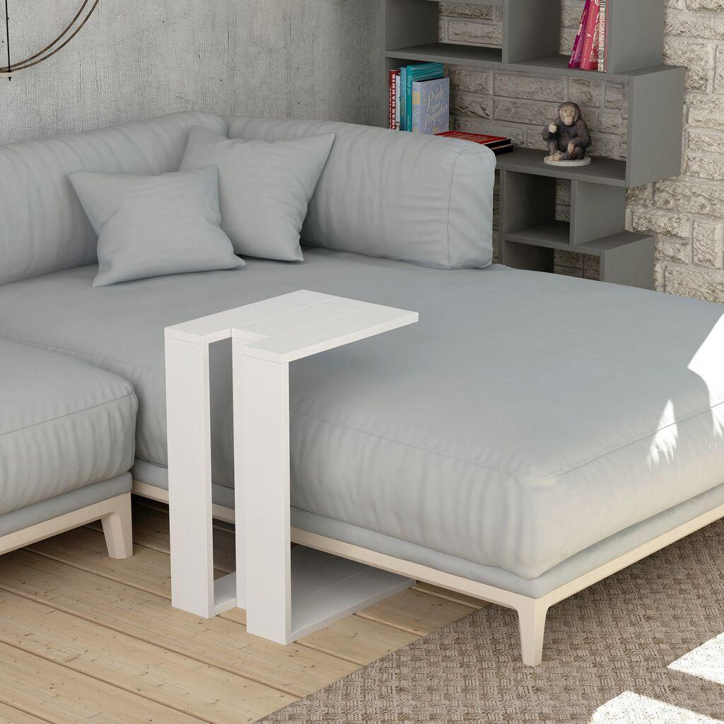 Помошна маса Hanah Home Muju, бела
