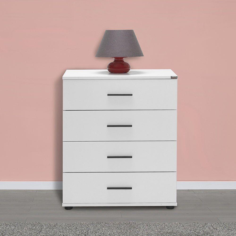 Комода Hanah Home 65x78x41 см бела