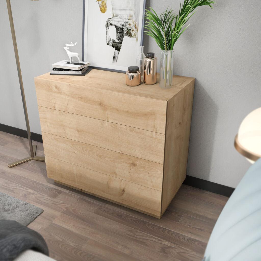Комода Hanah Home Lines 90x81.6x45cm даб