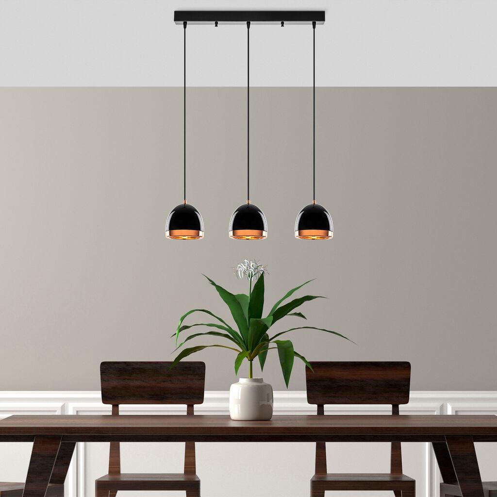 Opviq Luster Mugo-10639, 62x17x110 см, 3xE27, IP20, црна