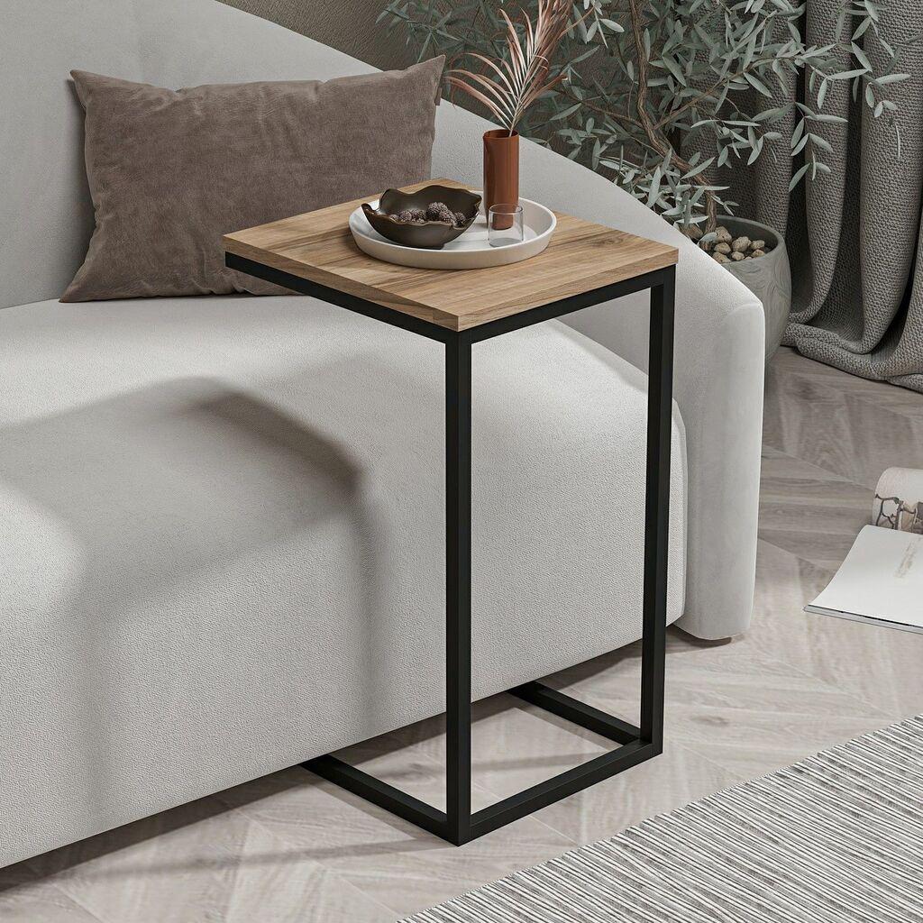 Помошна масичка Hanah Home Davin, кафеава