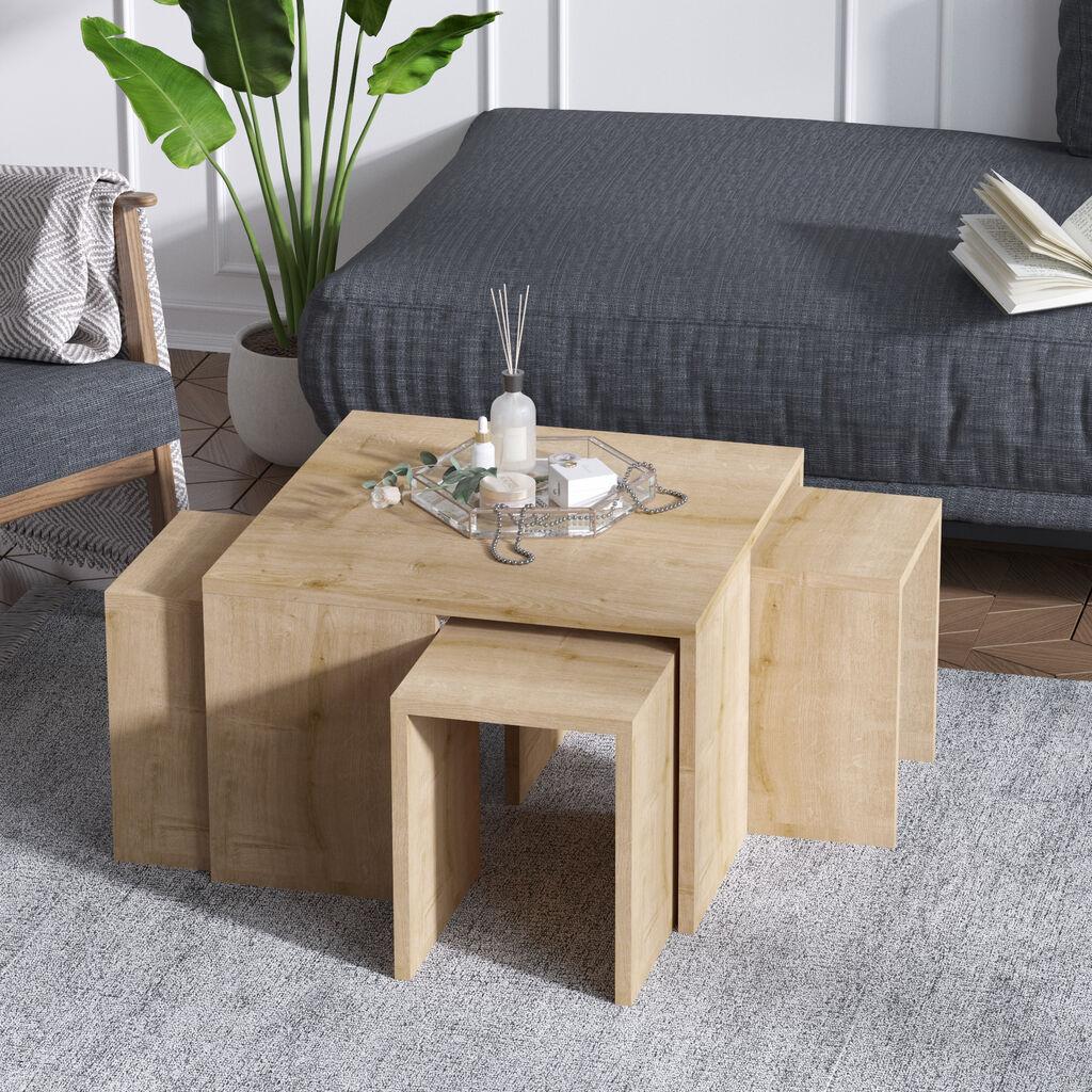 Маса Hanah Home Club Ортанка 60x60x37 см даб