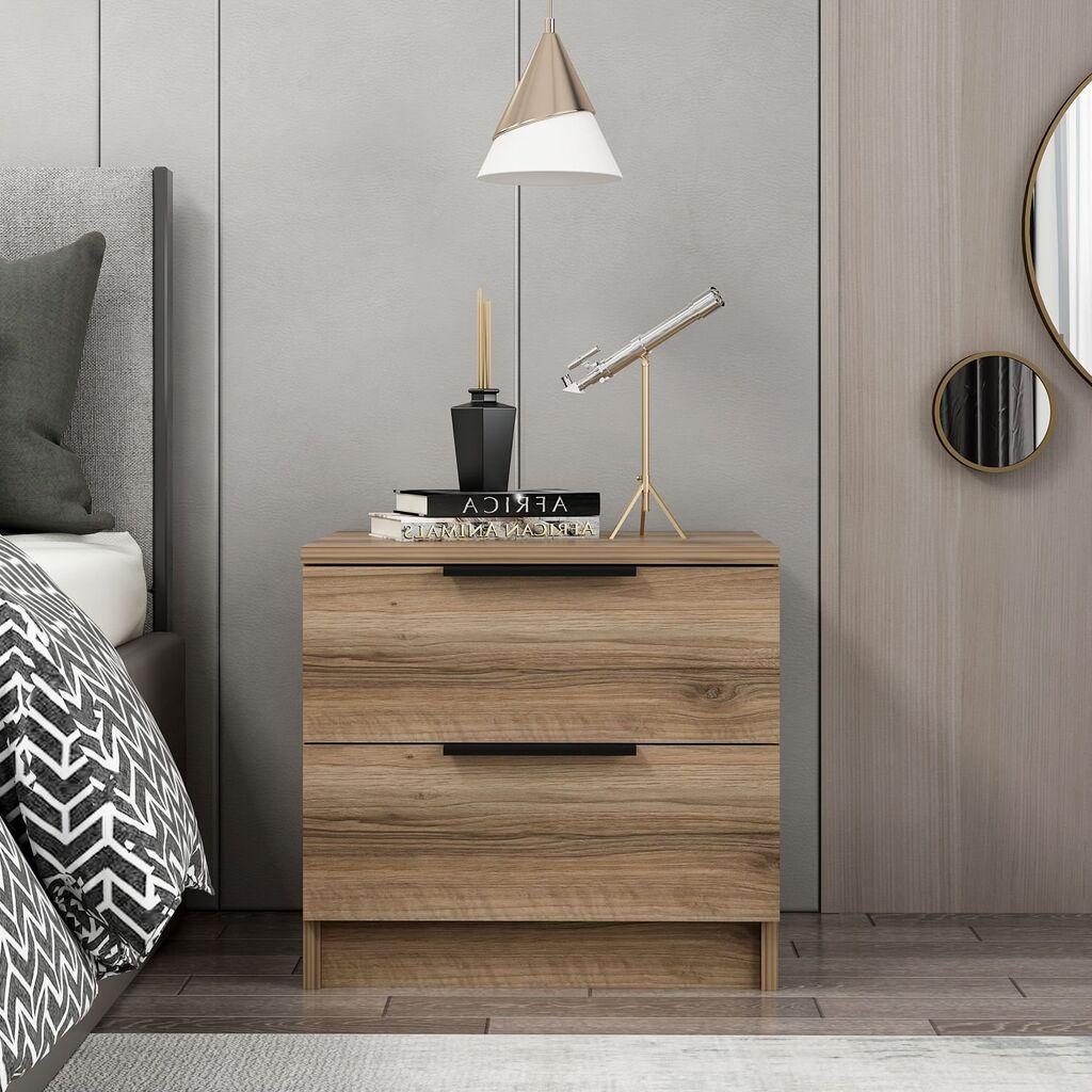 Ноќна масичка Hanah Home Kale Plus 54x40x47 см орев