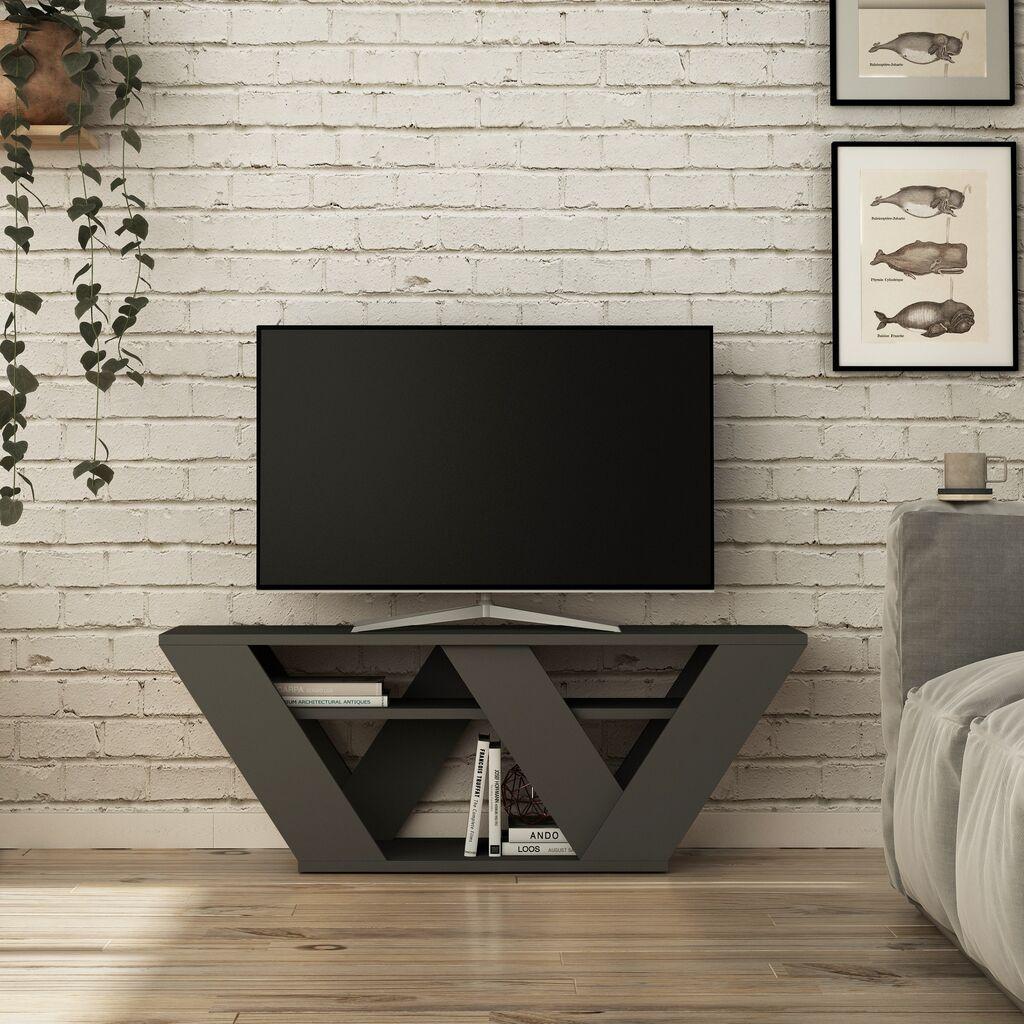 Полица за телевизор Hanah Home Pipralla, антрацит