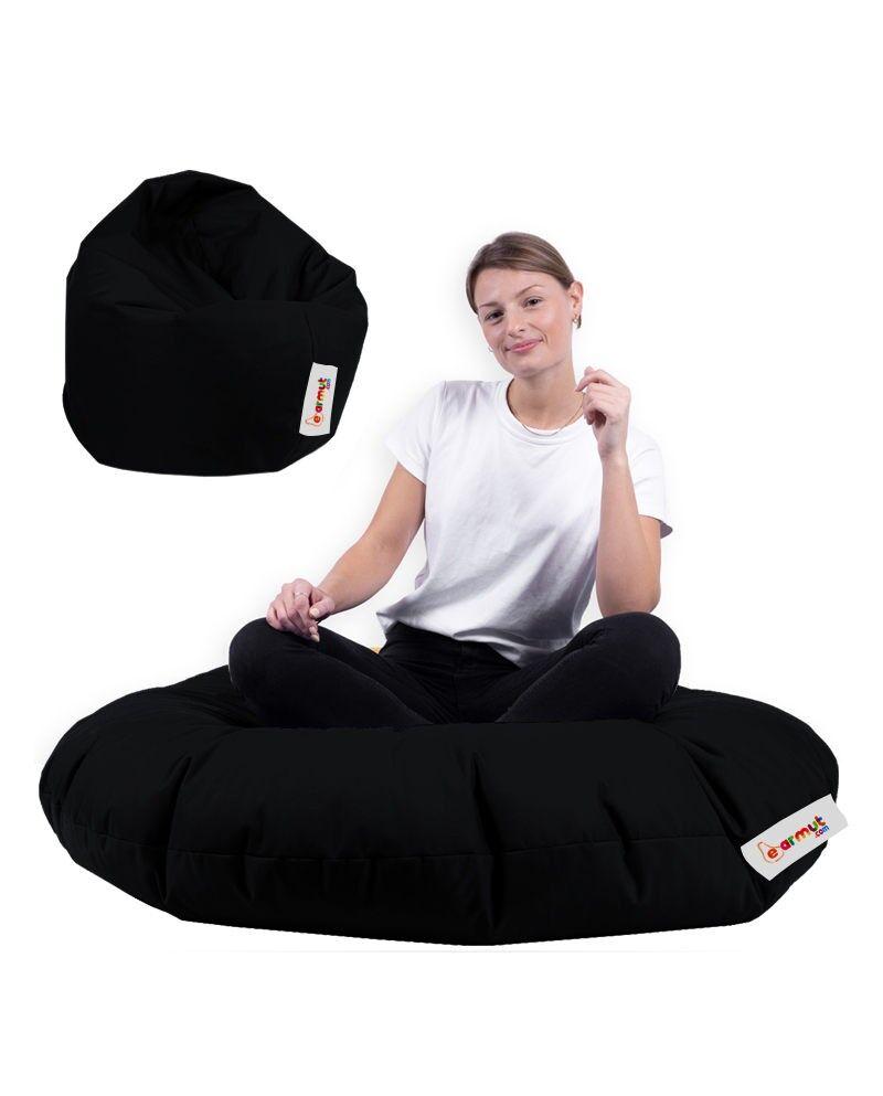 Торба за перниче Atelier del Sofa Lazy Bag Iyzi 100, црна