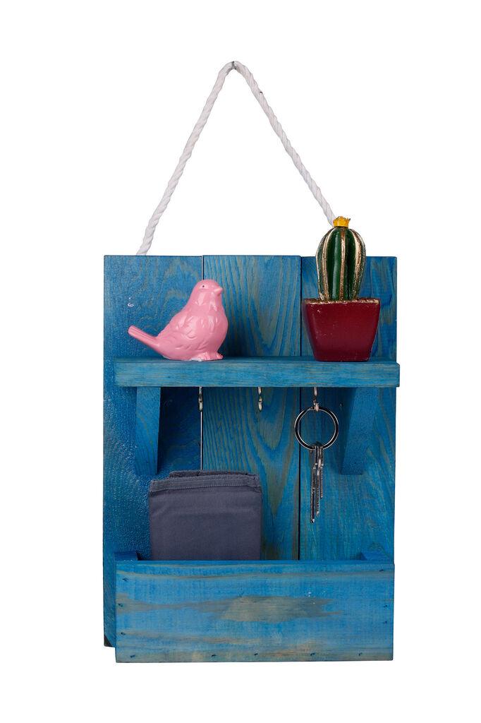 Полица за клучеви Aberto Design 214, 31x24x8 см, сина