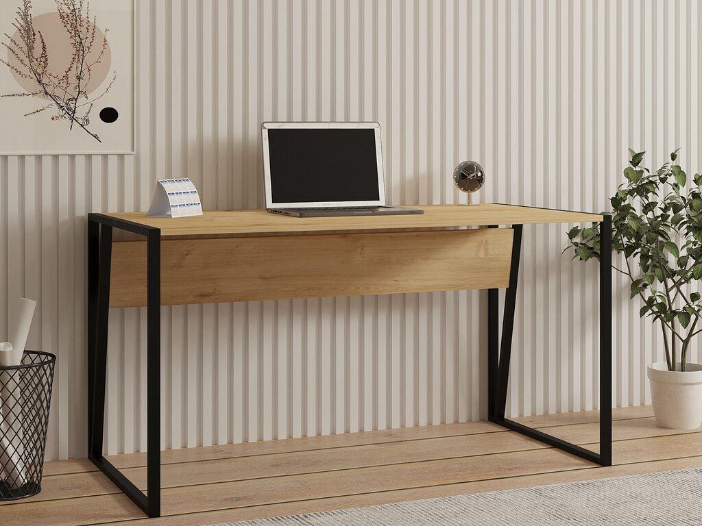 Работна маса Hanah Home 140x74x70cm дабова боја