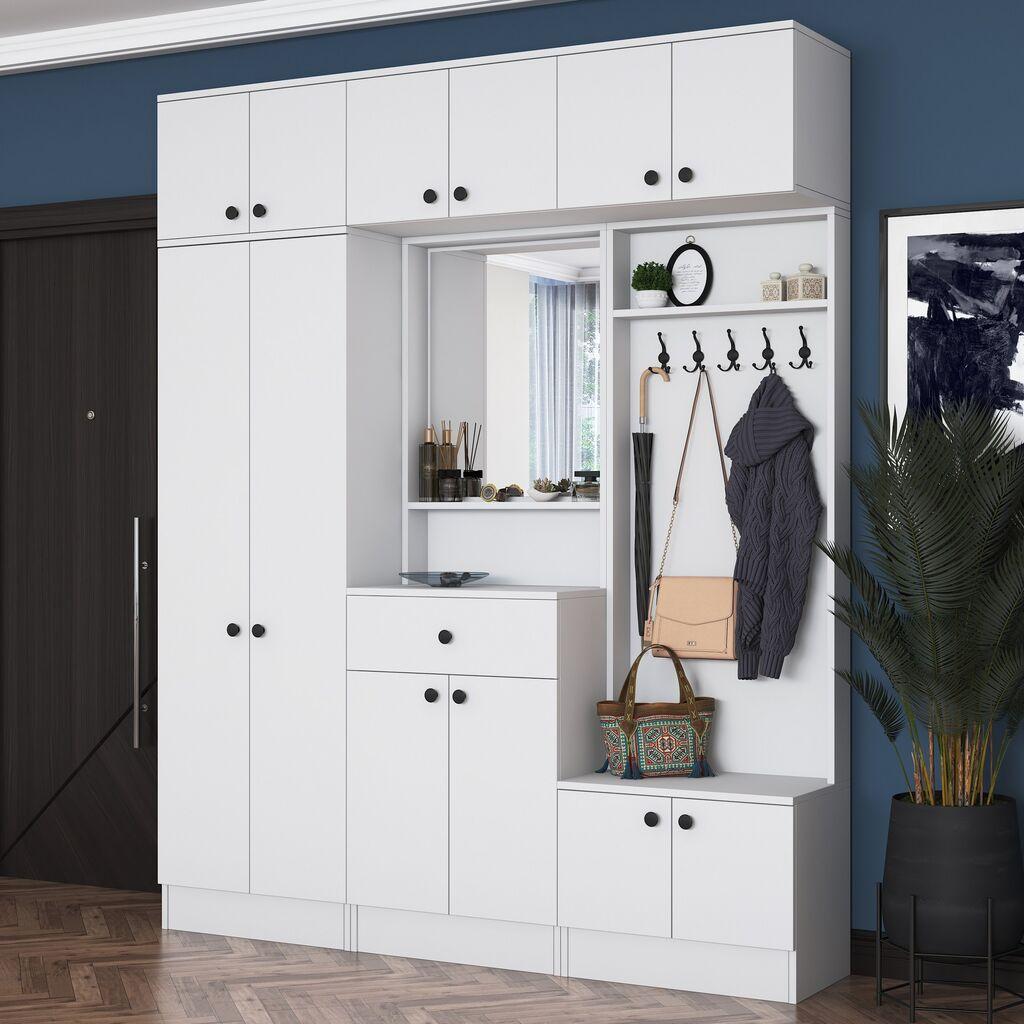 Hanah Home Комплет за ходник, бел