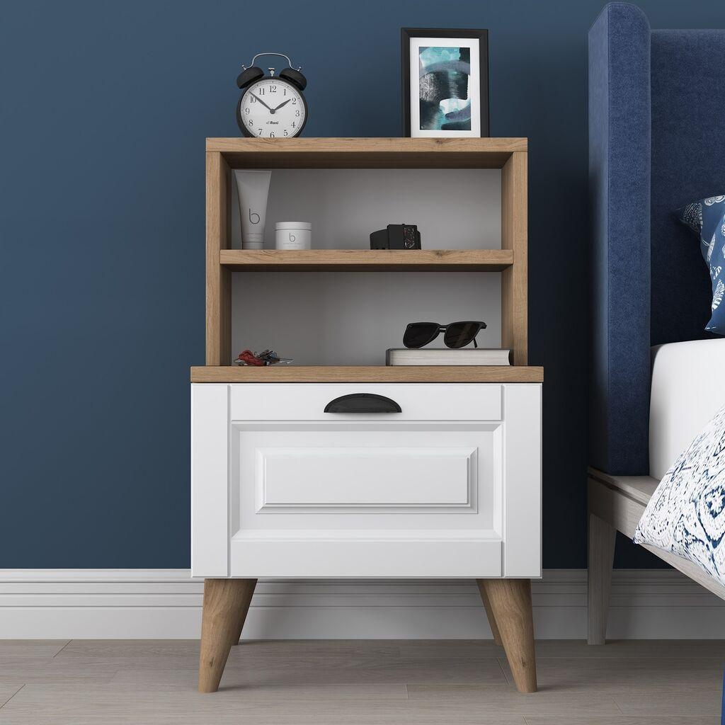 Ноќен шкаф Hanah Home BD105 45x74,4x40см орев