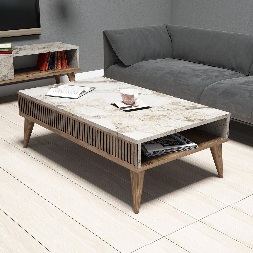 Клуб маса Hanah Home Milan 2, кремаста