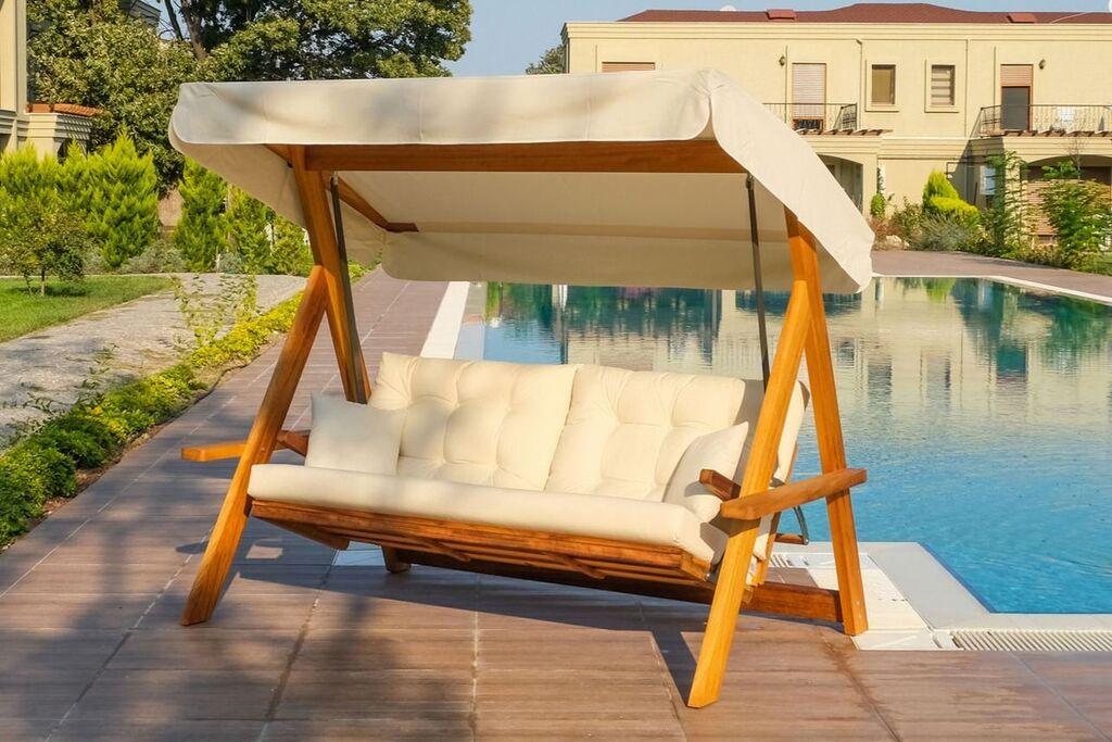 Лулашка за градина Hanah Home Lyon 2400 175x190x70cm беж