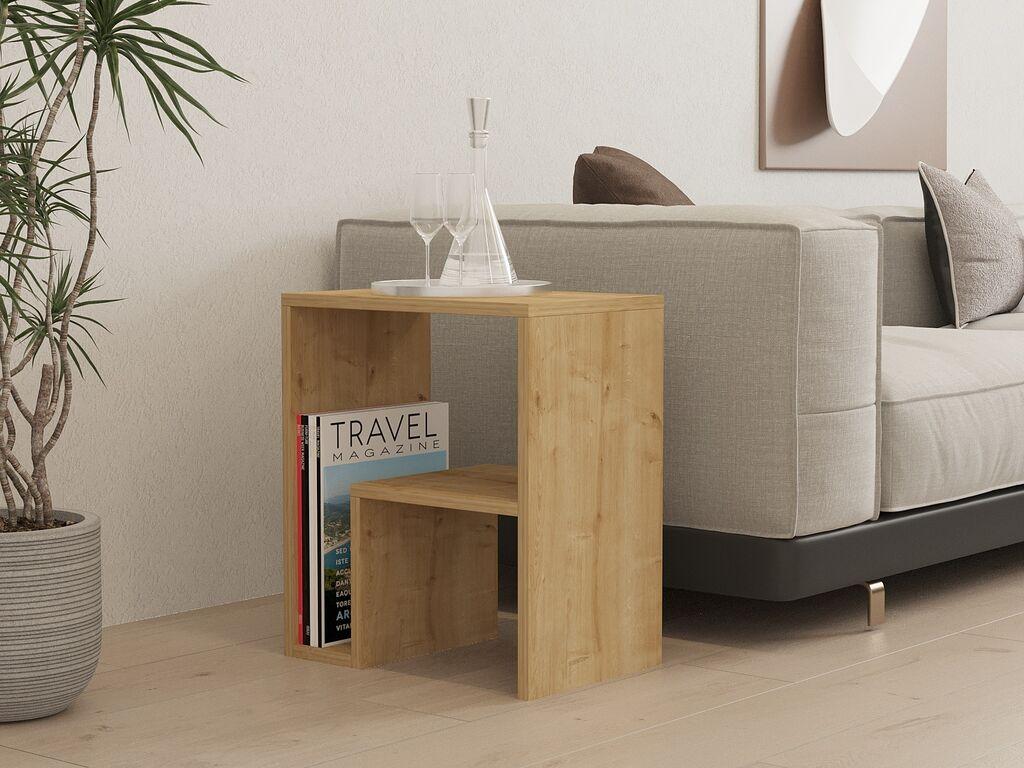 Клуб маса Hanah Home Yepa 52x45x30cm даб