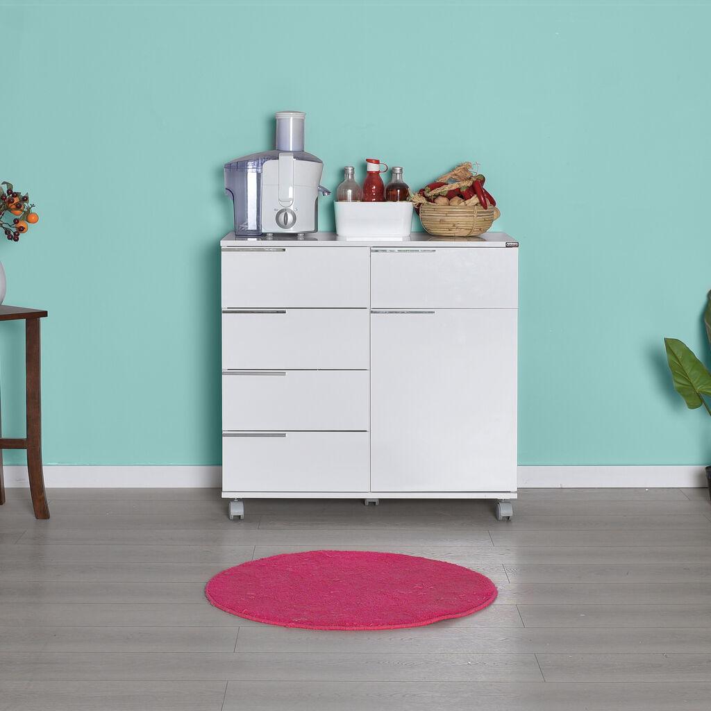Комода Hanah Home 85x81x44 см бела