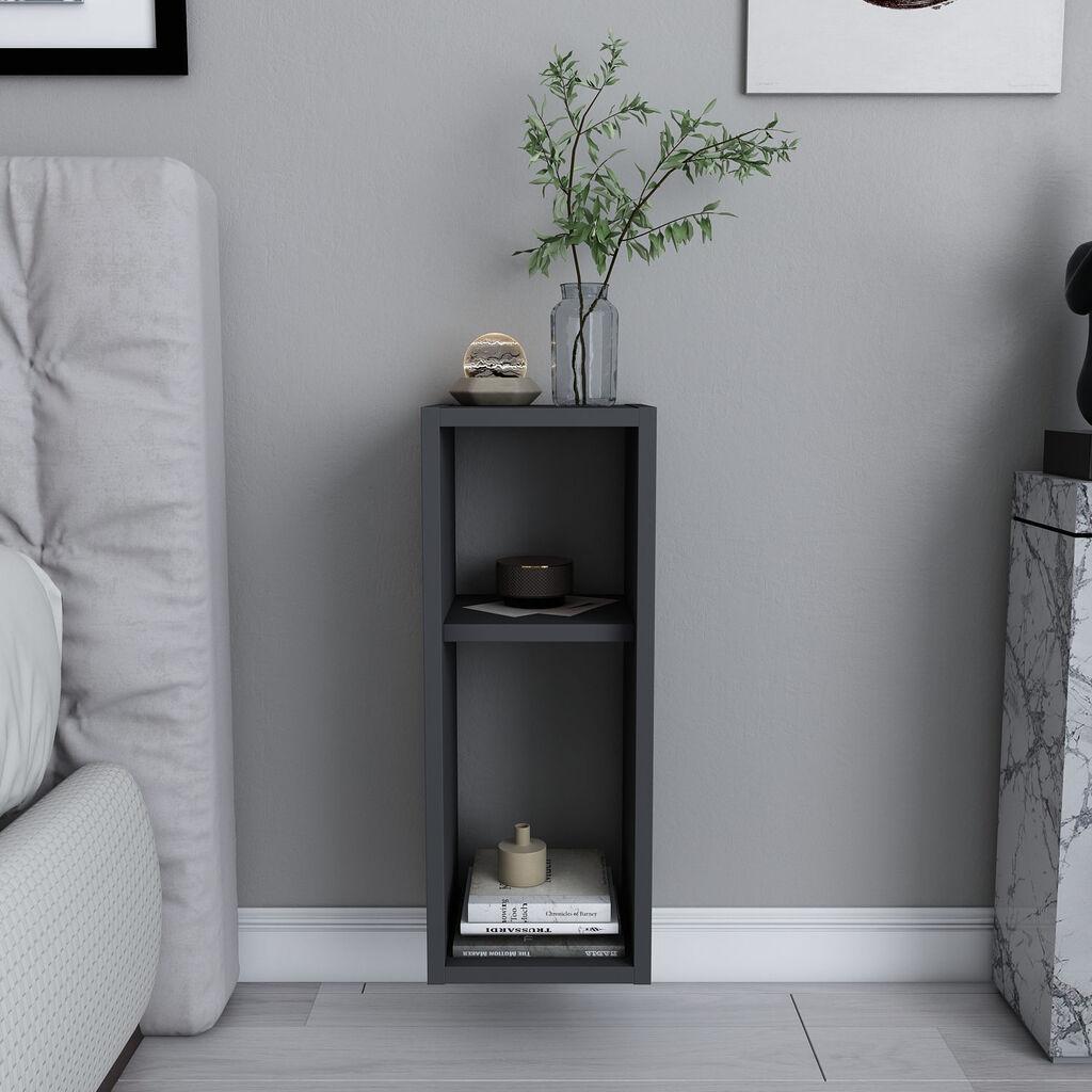Ноќна масичка Hanah Home Sault 23.2x59.6x22cm Антрацит