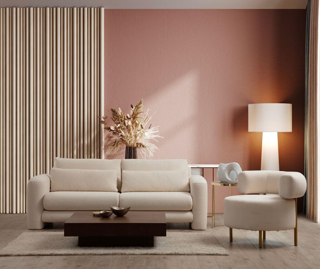 Atelier del Sofa Двосед Лили 97x73x180см Крем