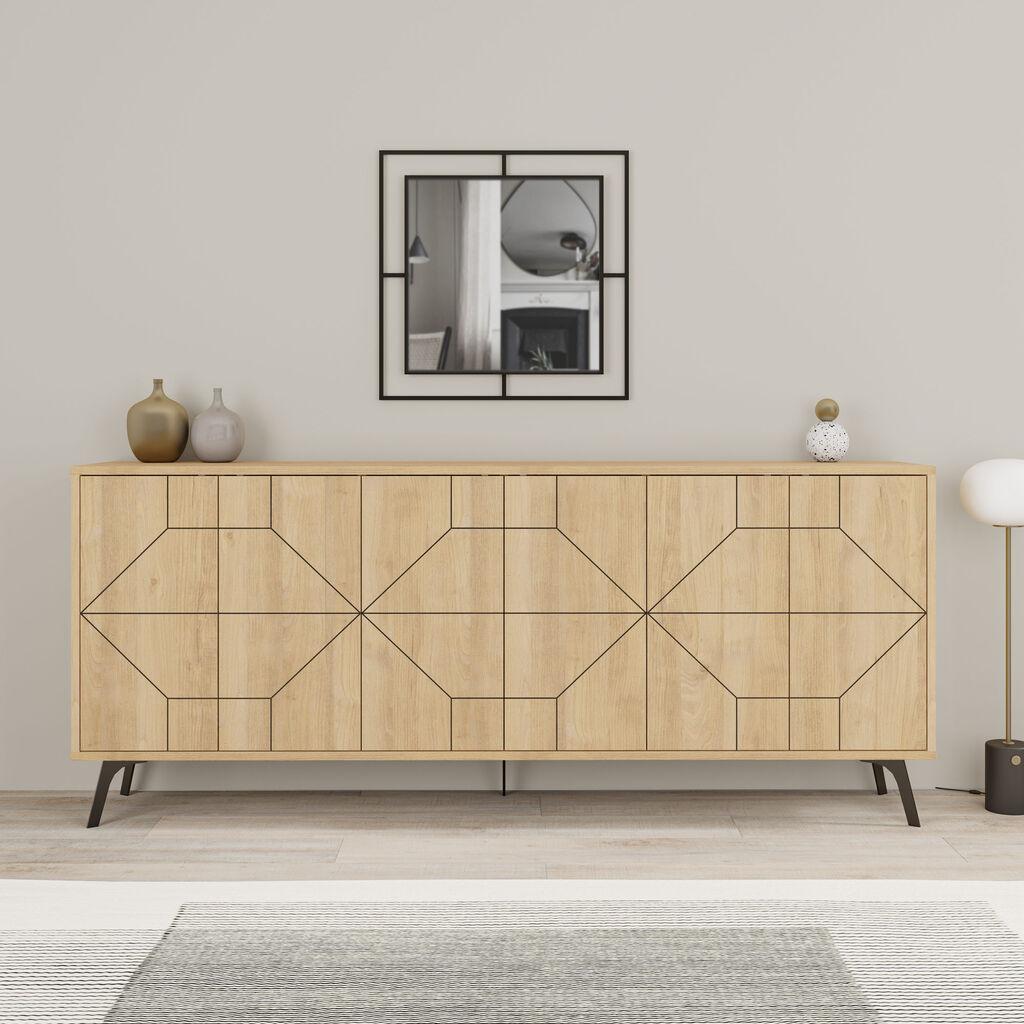 Комода Hanah Home Dune 183, кафеава