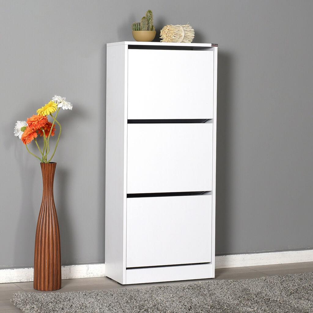 Hanah Home Чевларник SHC-330-BB-1 51X119X26 Cm Бел