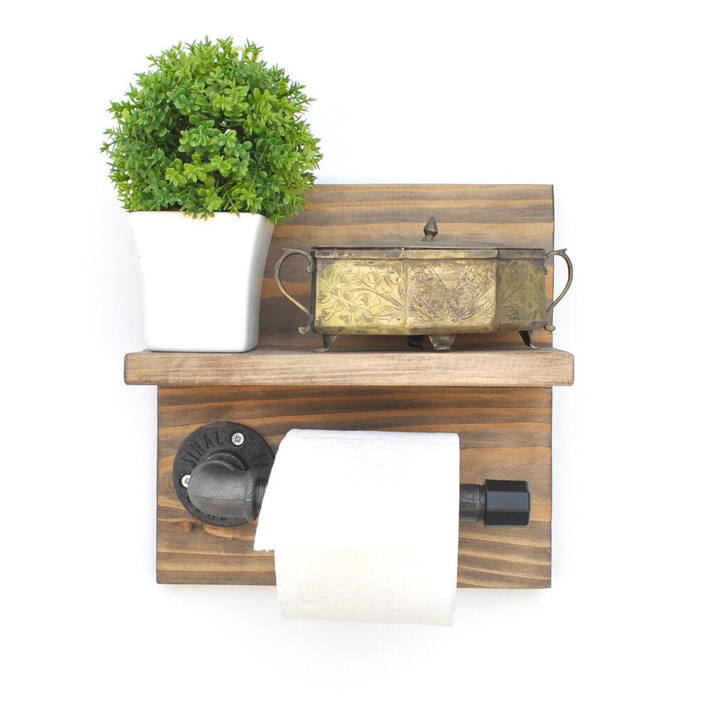 Држач за пешкири Hanah Home од орев